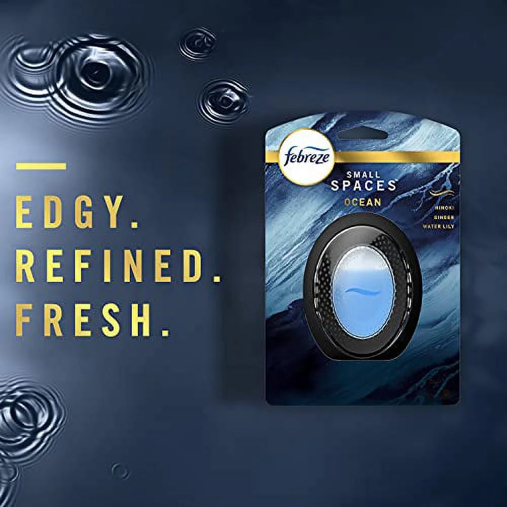 Febreze Small Spaces Air Freshener, Ocean Scent, 0.25 Fl Oz, Pack of 3 - View 3