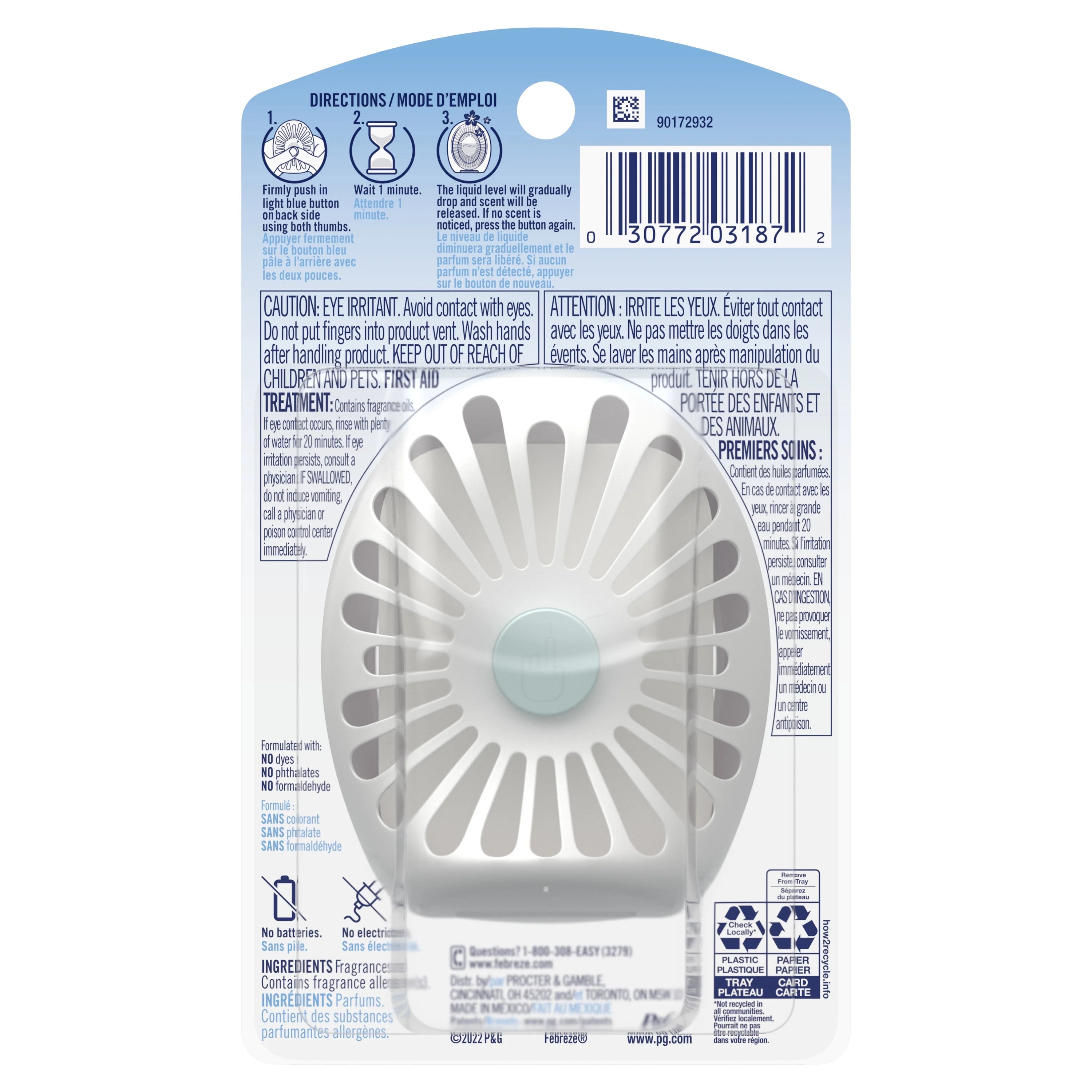 Febreze Odor-Eliminating Small Spaces Air Freshener, Holiday Apple Cider - View 3