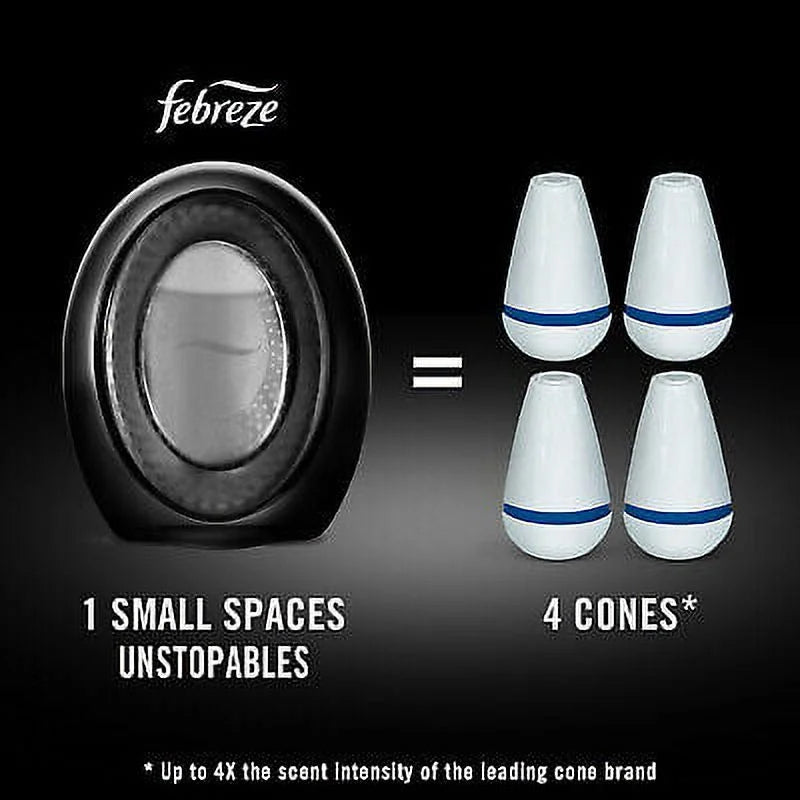 Febreze Small Spaces Unstopables Air Freshener Breeze, .25 fl. oz. Each, Pack - View 3