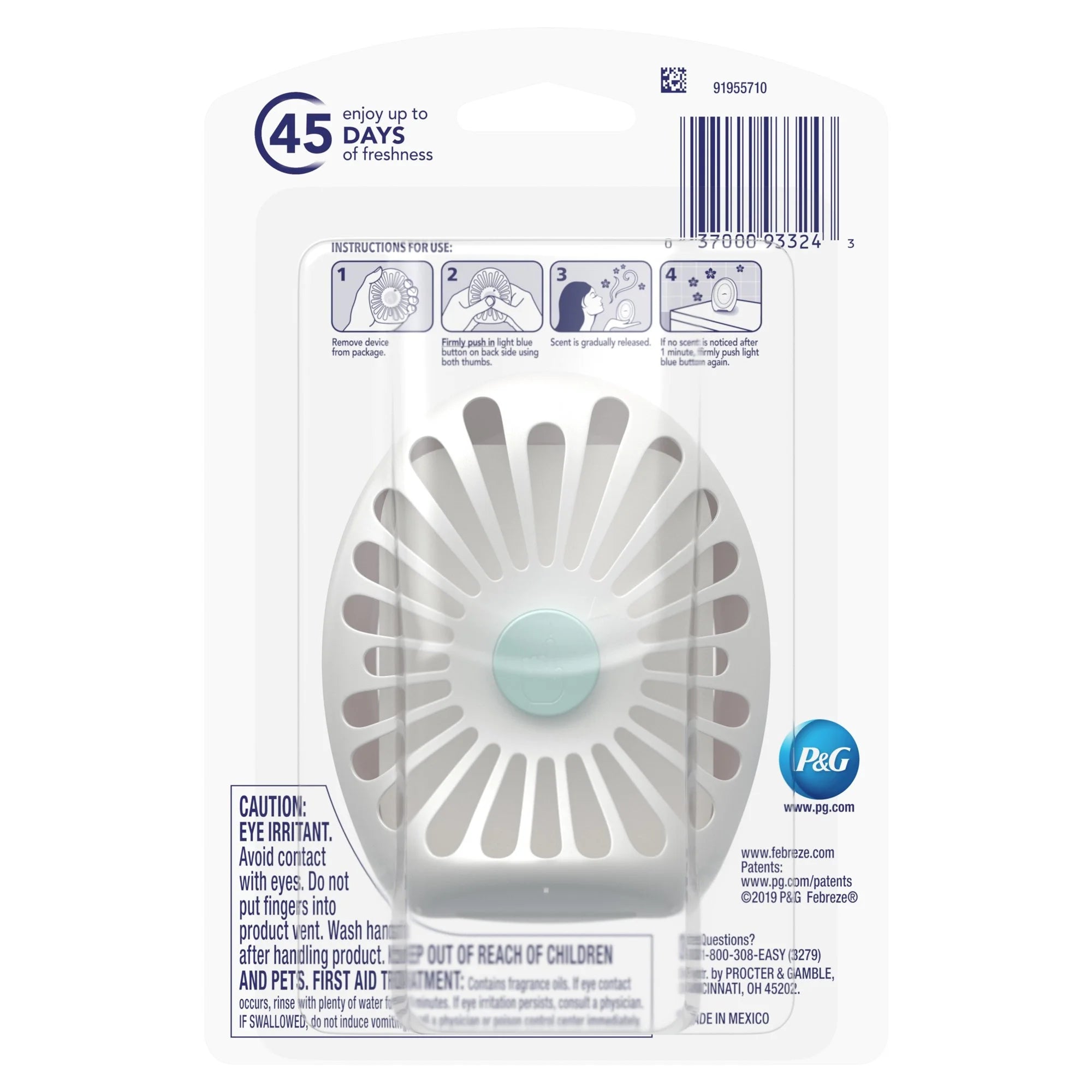 Febreze Small Spaces Air Freshener Wild Berries Odor Eliminator for Strong - View 4
