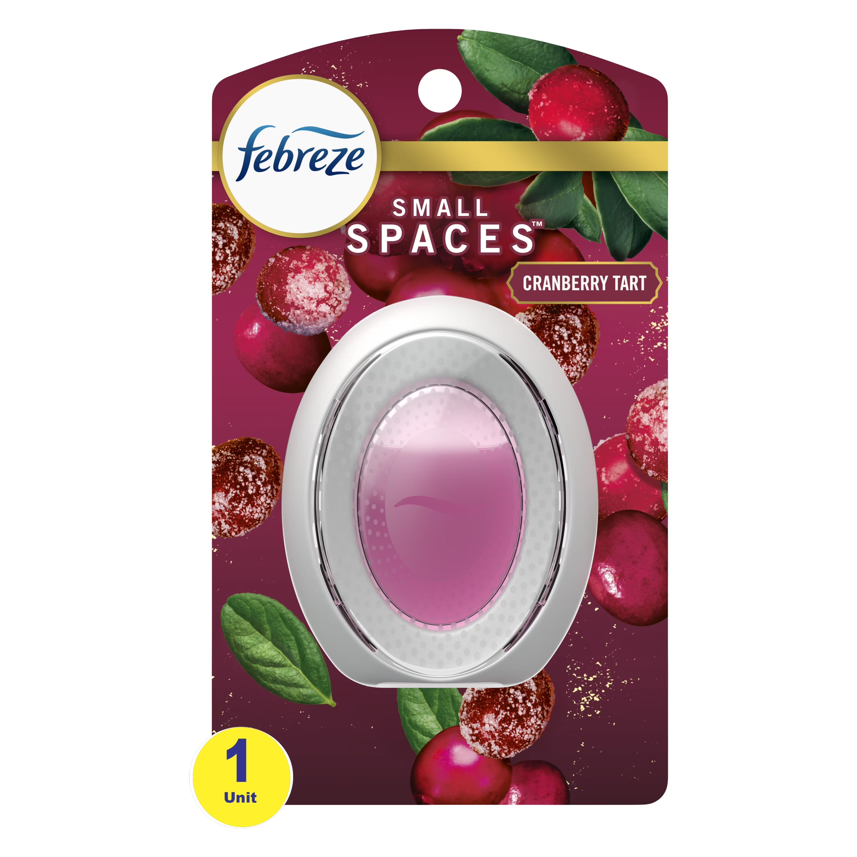 Febreze Odor-Eliminating Small Spaces Air Freshener, Holiday Cranberry Tart