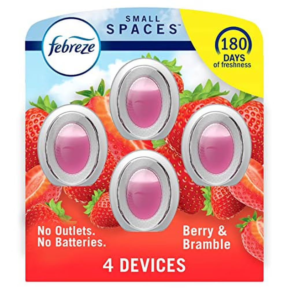 Febreze Small Spaces, Plug in Air Freshener Alternative for Home, Berry &
