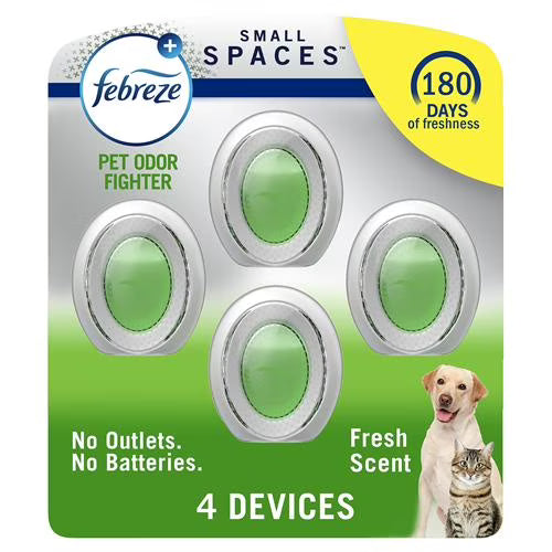 Febreze Small Spaces Air Freshener, Odor-Fighting, Plug In Alternative, Air