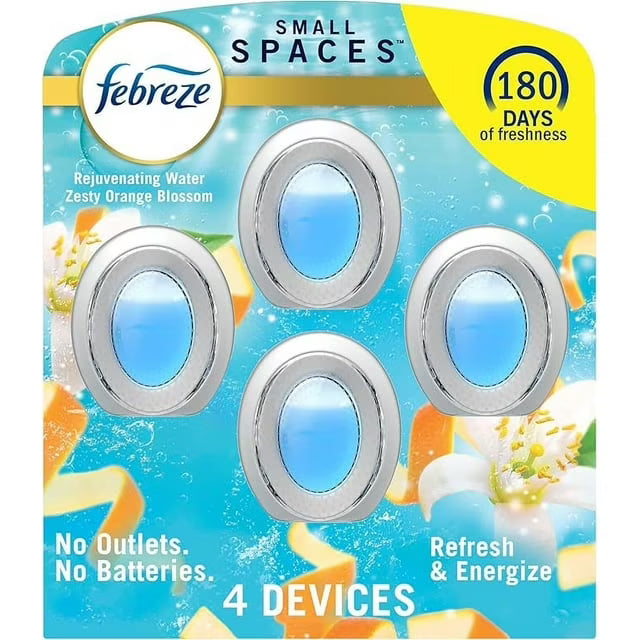 Febreze Small Spaces Air Freshener, Odor-Fighting, Plug In Alternative, Air