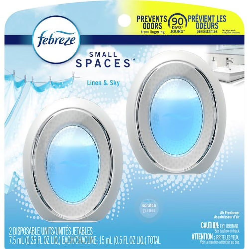 Febreze Linen/Sky Small Spaces - Liquid - 25 fl oz (0.8 quart) - Linen & Sky - - View 3