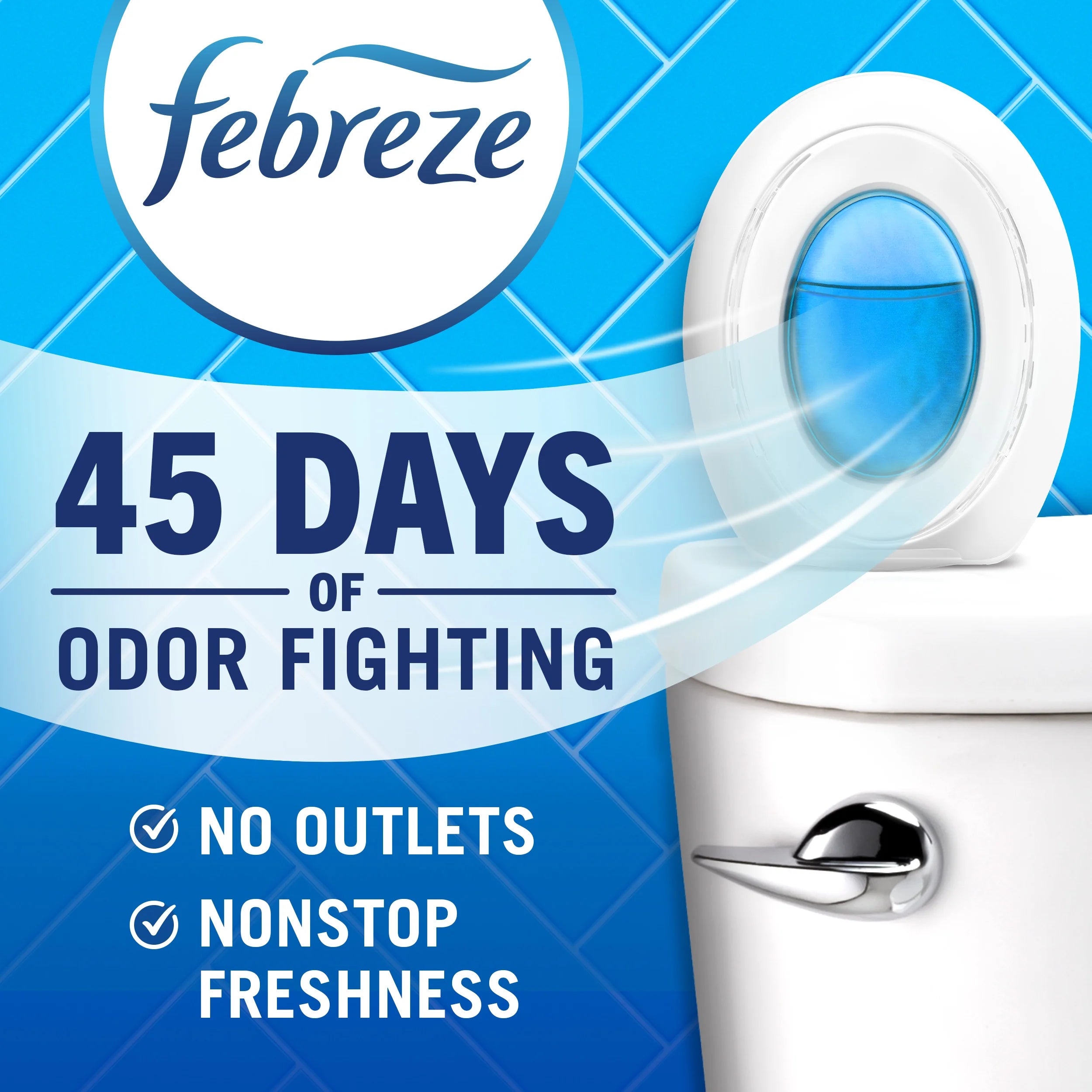 Febreze Bathroom Air Freshener, Small Spaces Odor-Fighting, Georgia Peach - View 2