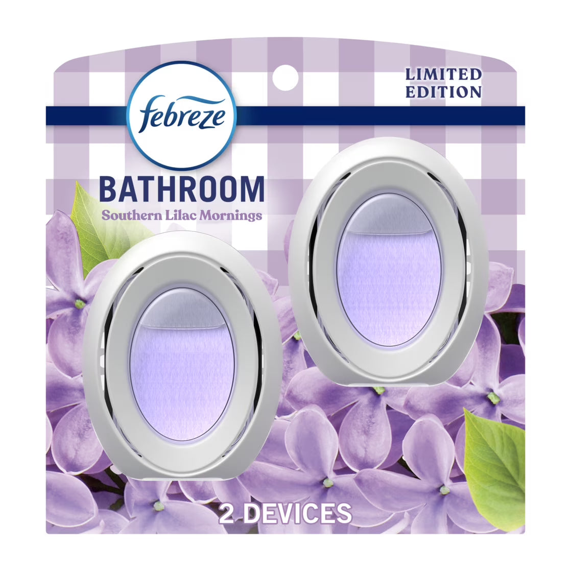 Febreze Bathroom Air Freshener, Small Spaces Odor-Fighting, Limited Edition,