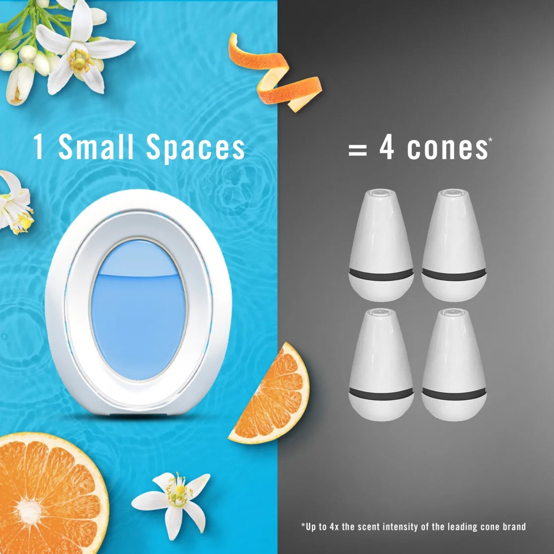 Febreze Small Spaces Air Freshener, Odor-Fighting, Refresh & Energize Scent, 4 - View 4