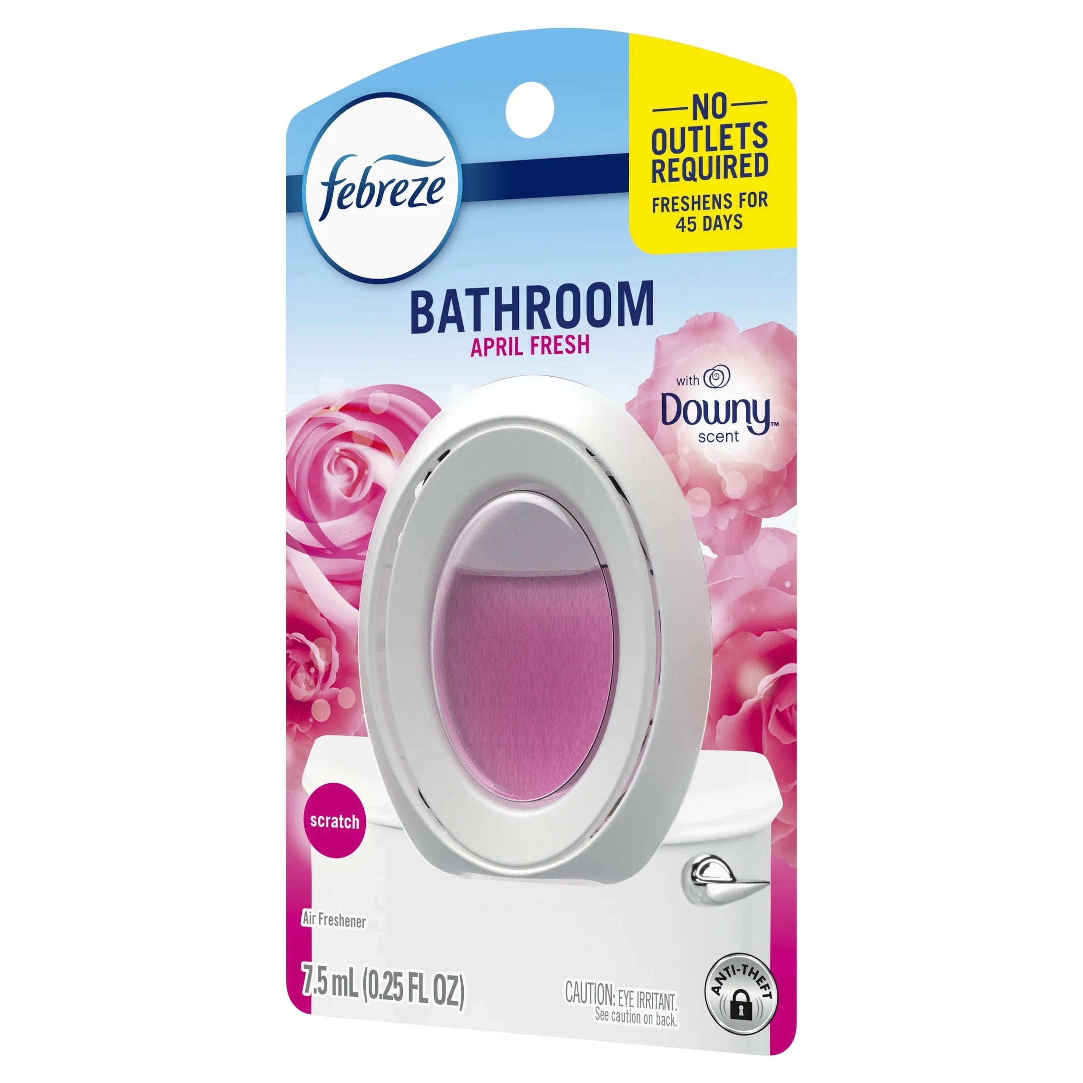 Febreze Bathroom Air Freshener, Odor-Fighting, Downy April Fresh Scent, 1 Count - View 5
