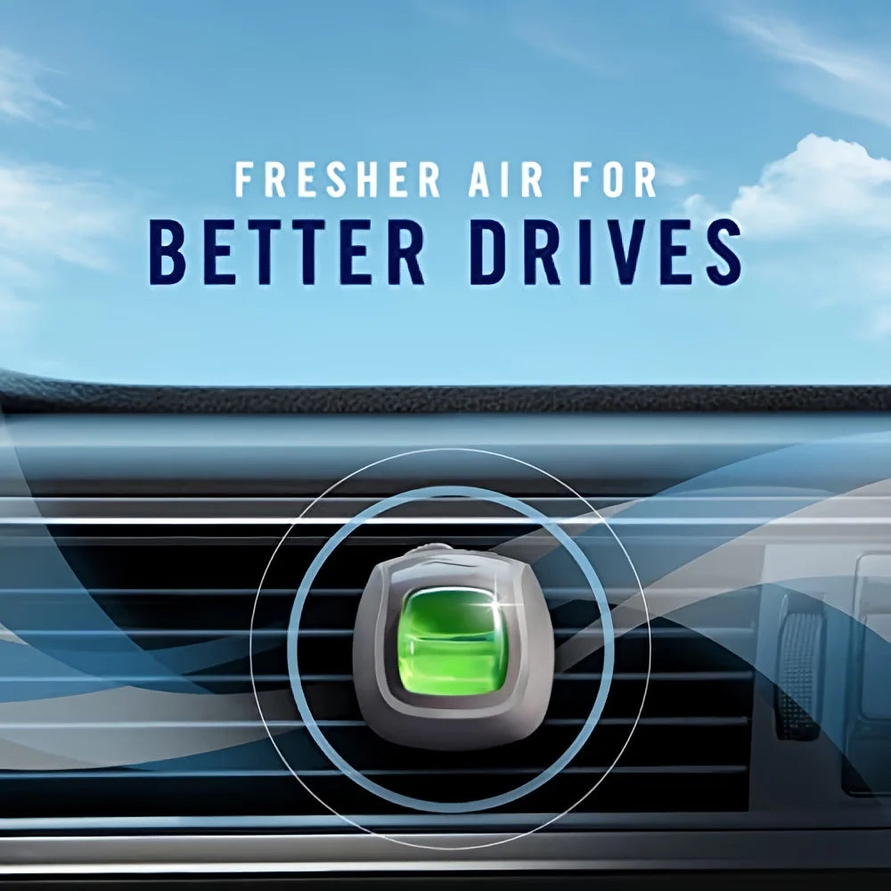 Febreze Car Vent Clip Linen & Sky Air Freshener (Pack of 10) - View 4