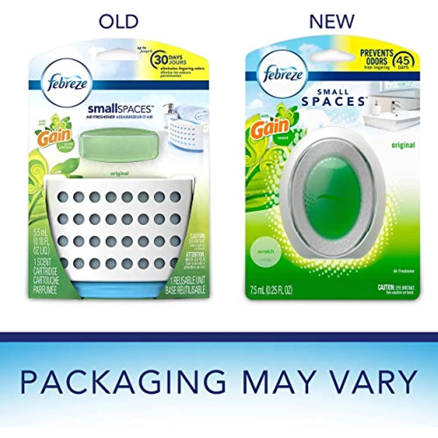 Febreze Air Freshener Bundle, Gain Original (2 Air Effects, 2 Car Vent Clips, 1 - View 2