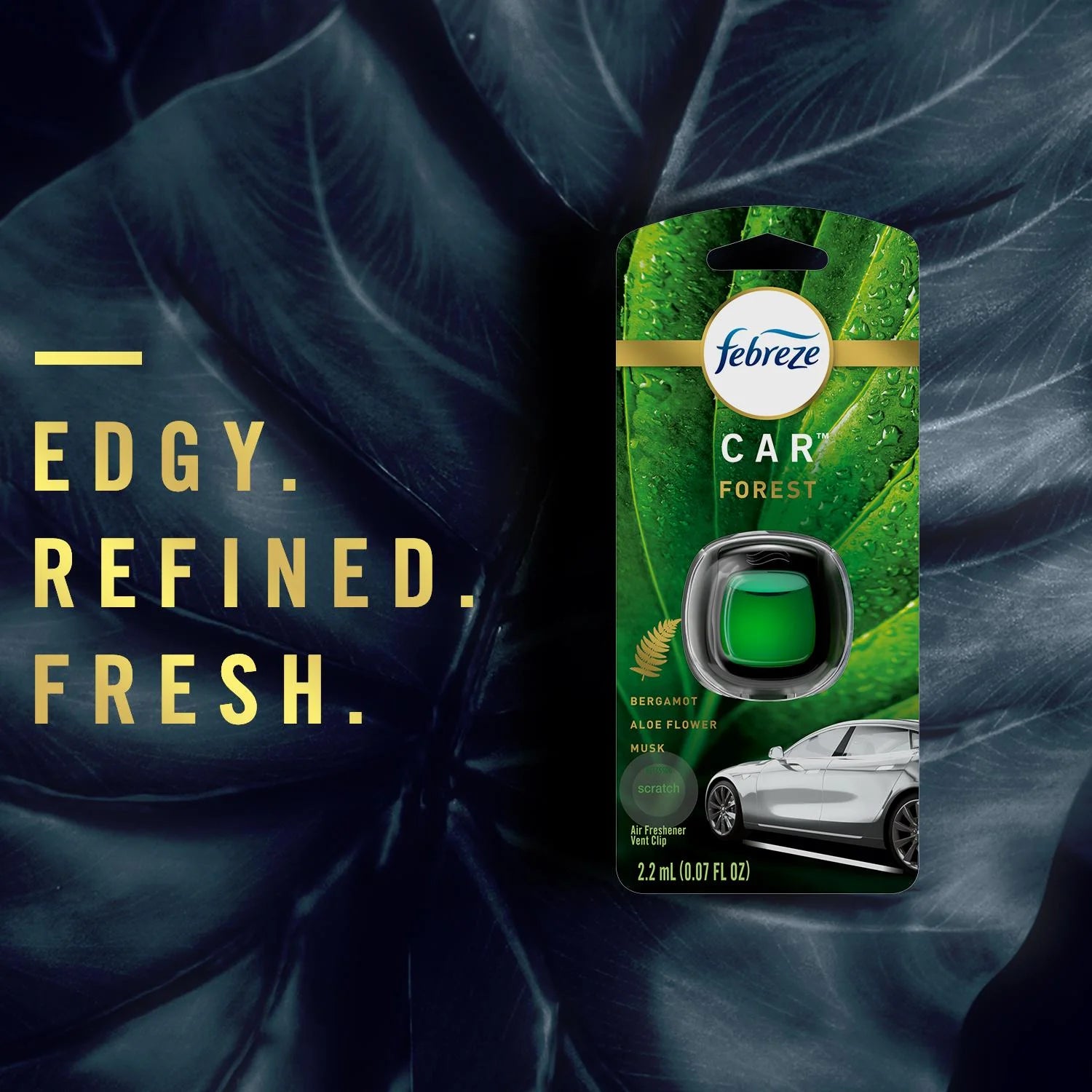 Febreze Car Odor-Eliminating Air Freshener, Ocean, 2 Ct - View 5