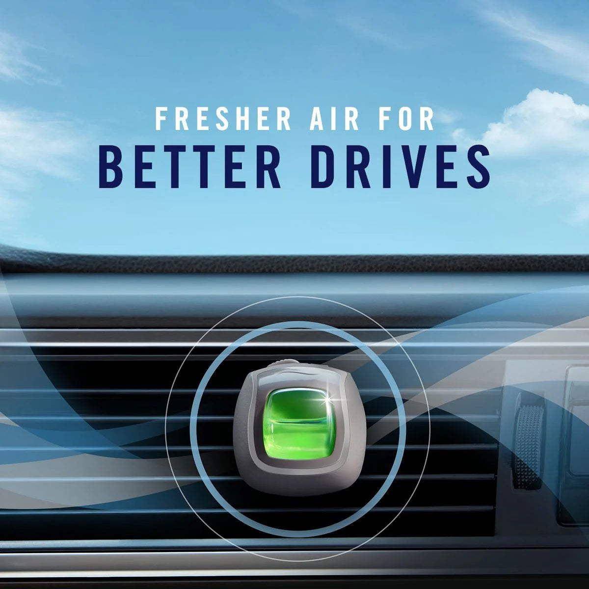 2X - Febreze Car Air Freshener Vent Clip - Gain Moonlight Breeze Scent - 0.20 - View 5