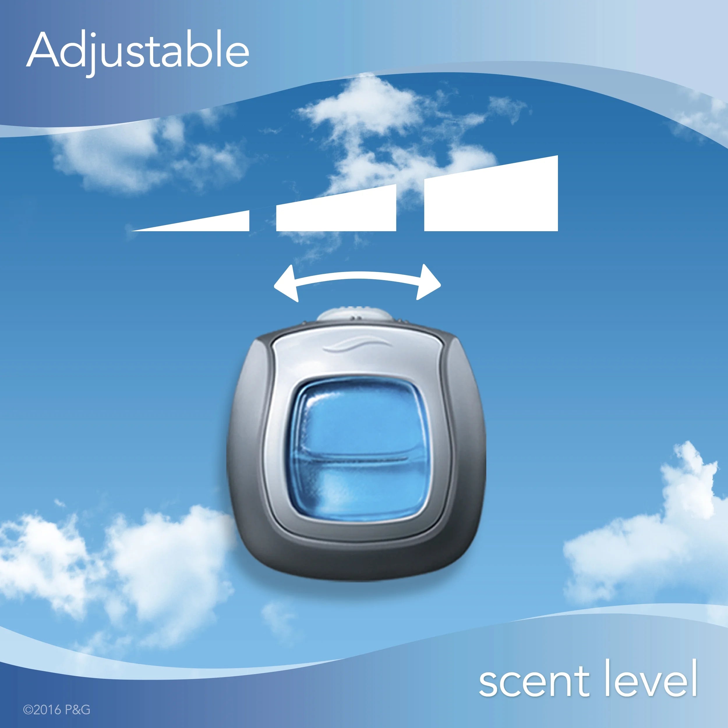 Febreze Car Air Freshener Vent Clip, Meadows & Rain, 1 Count - View 4