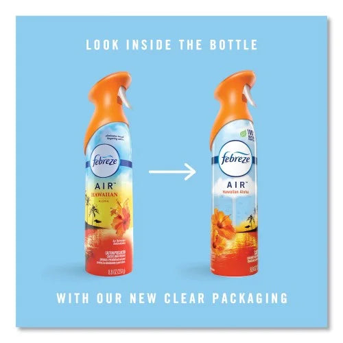 Febreze AIR, Hawaiian Aloha, 8.8 oz Aerosol Spray, 2/Pack, 6 Packs/Carton, Each - View 3