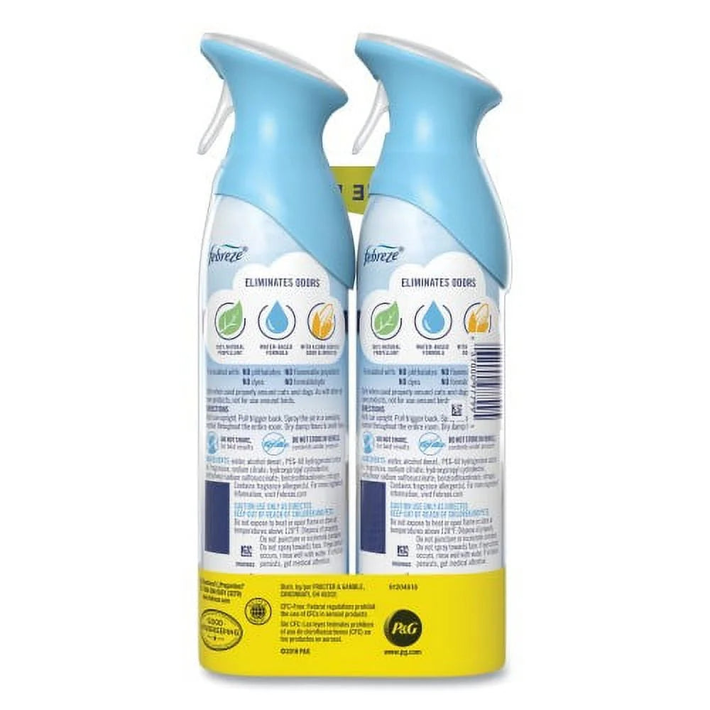 Febreze AIR, Linen and Sky, 8.8 oz Aerosol Spray, 2/Pack, 6 Pack/Carton, Each - View 2