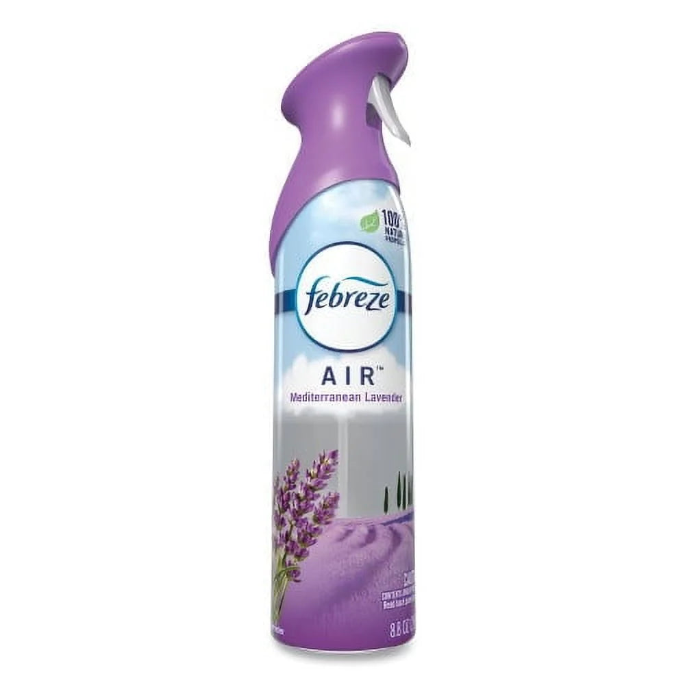 Febreze AIR, Mediterranean Lavender, 8.8 oz Aerosol Spray, 6/Carton, Each - View 3