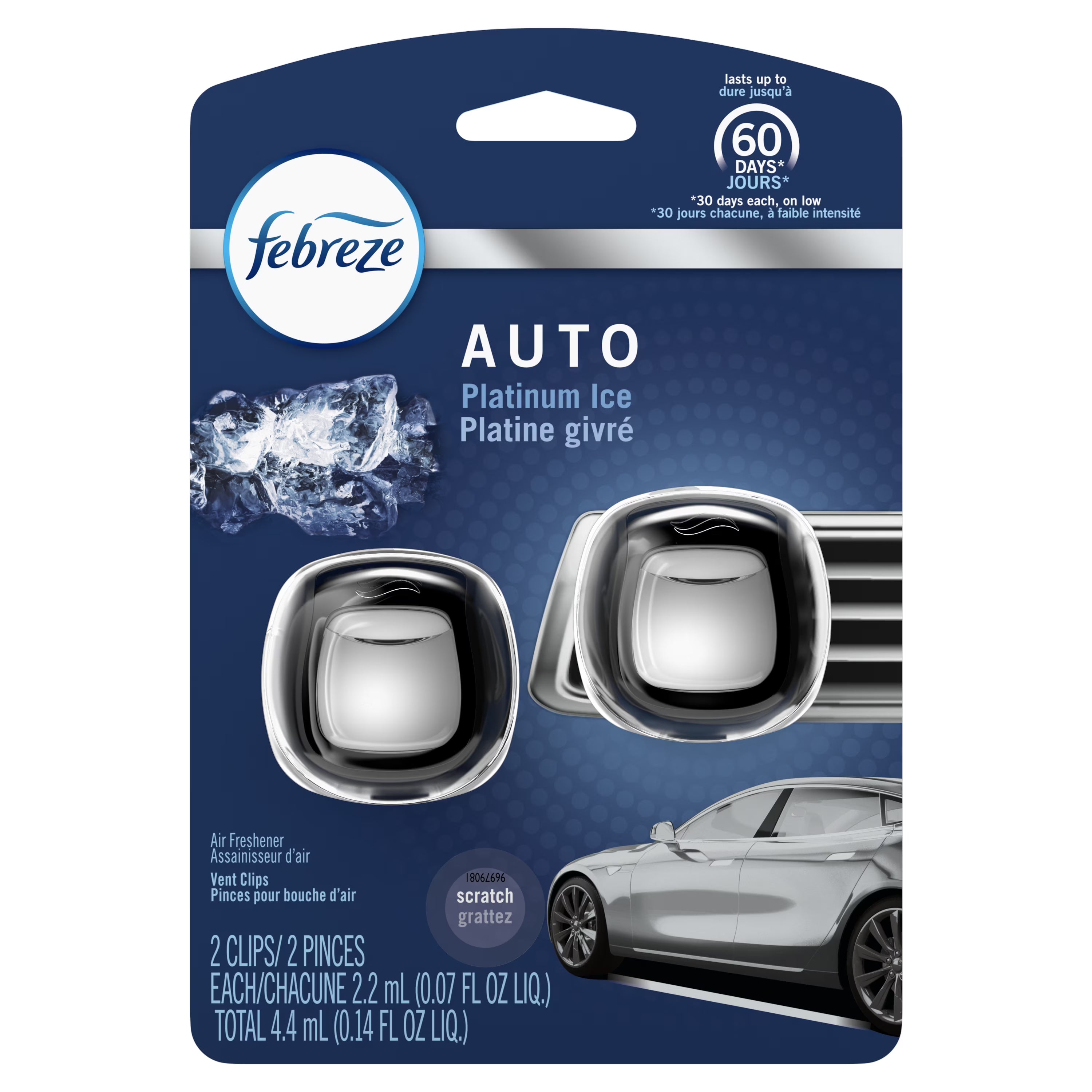Febreze Car Odor-Eliminating Air Freshener, Old Spice, 2 Ct - View 2