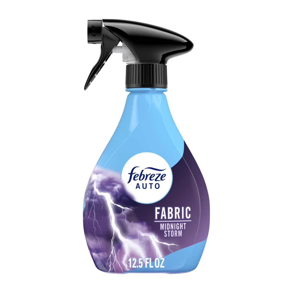 (2 pack) Febreze AUTO Car Fabric Spray, Odor Fighting Air Freshener, Midnight