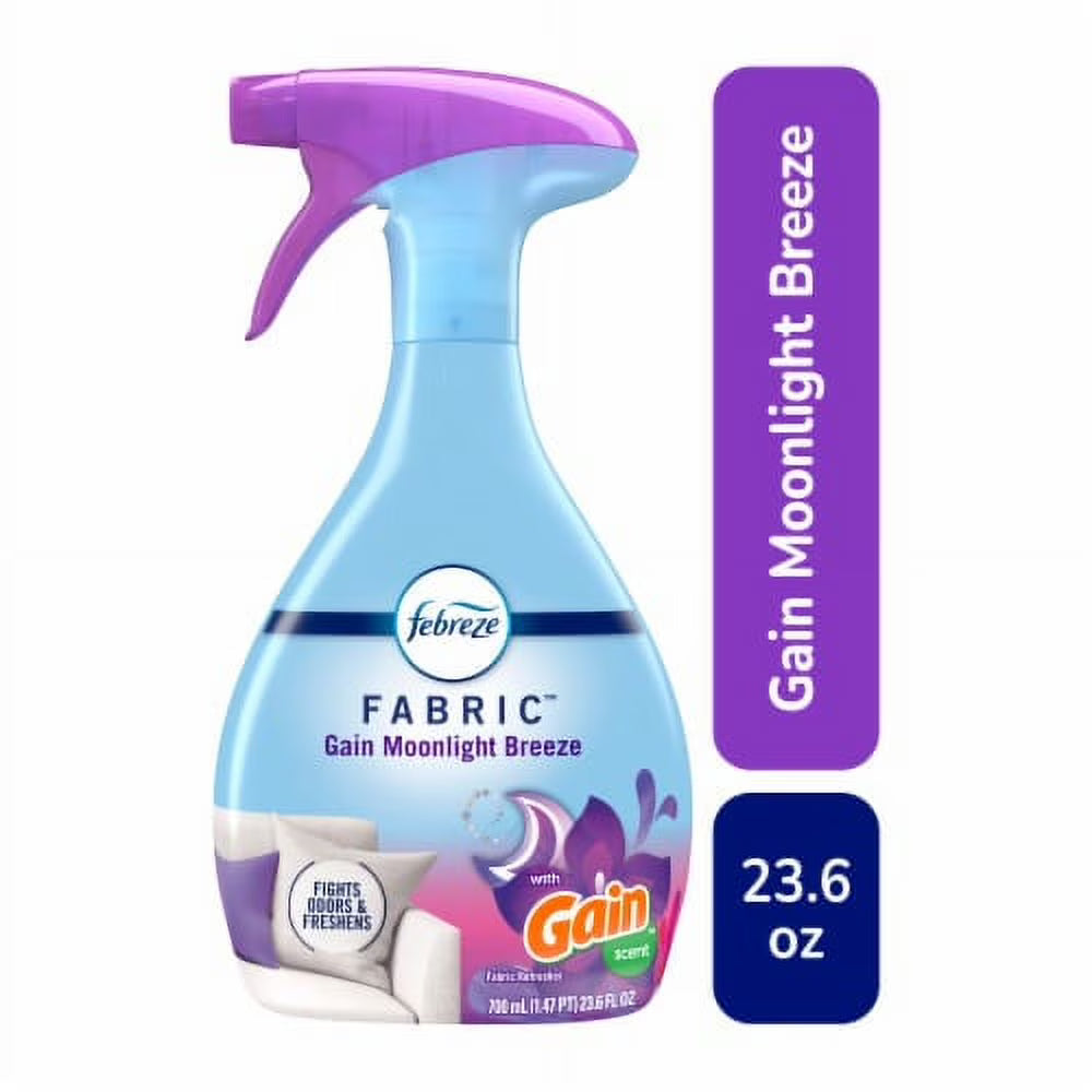 Pack of 2 - Febreze Odor-Fighting Fabric Refresher with Gain Moonlight Breeze
