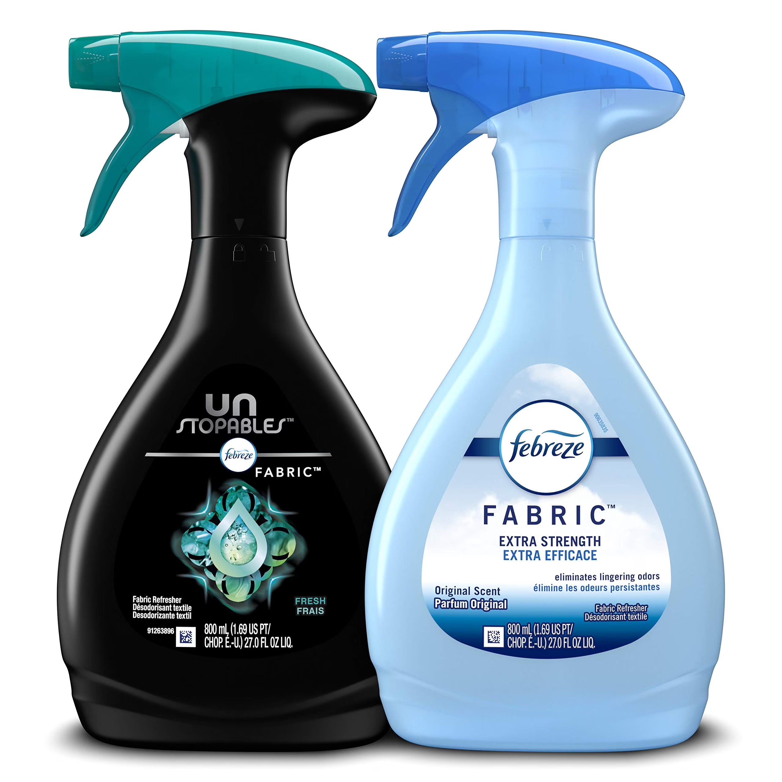Febreze Fabric Refresher, Odor Eliminator Extra Strength + Unstopables, Fresh