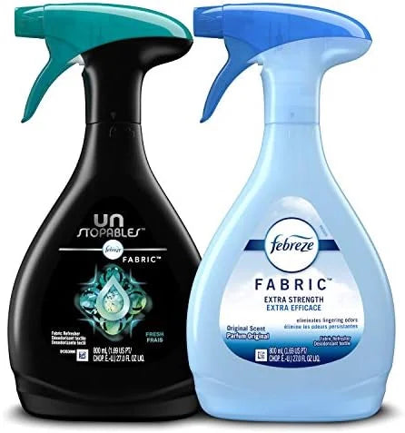 Febreze Fabric Refresher, Odor Eliminator Extra Strength + Unstopables, Fresh - View 2