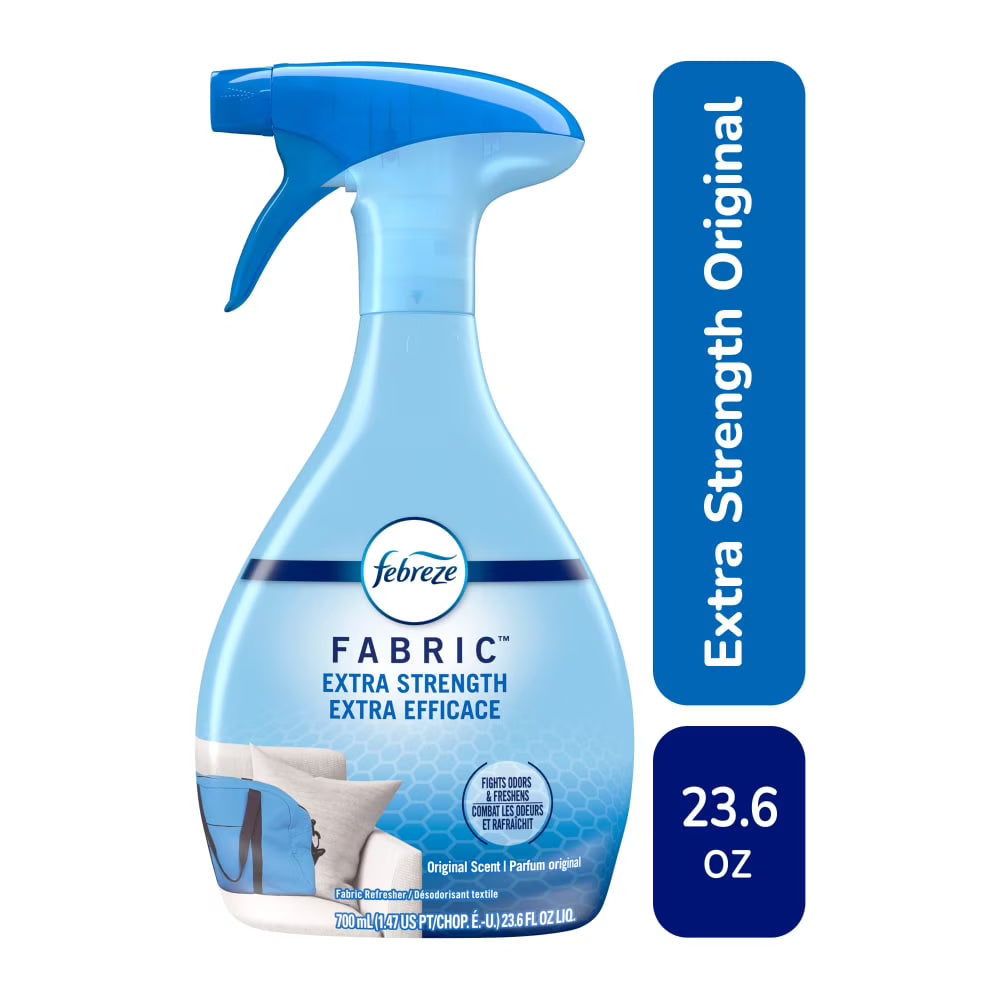 Pack of 3 Febreze Extra Strength Odor Fighting Fabric Refresher Original Scent,