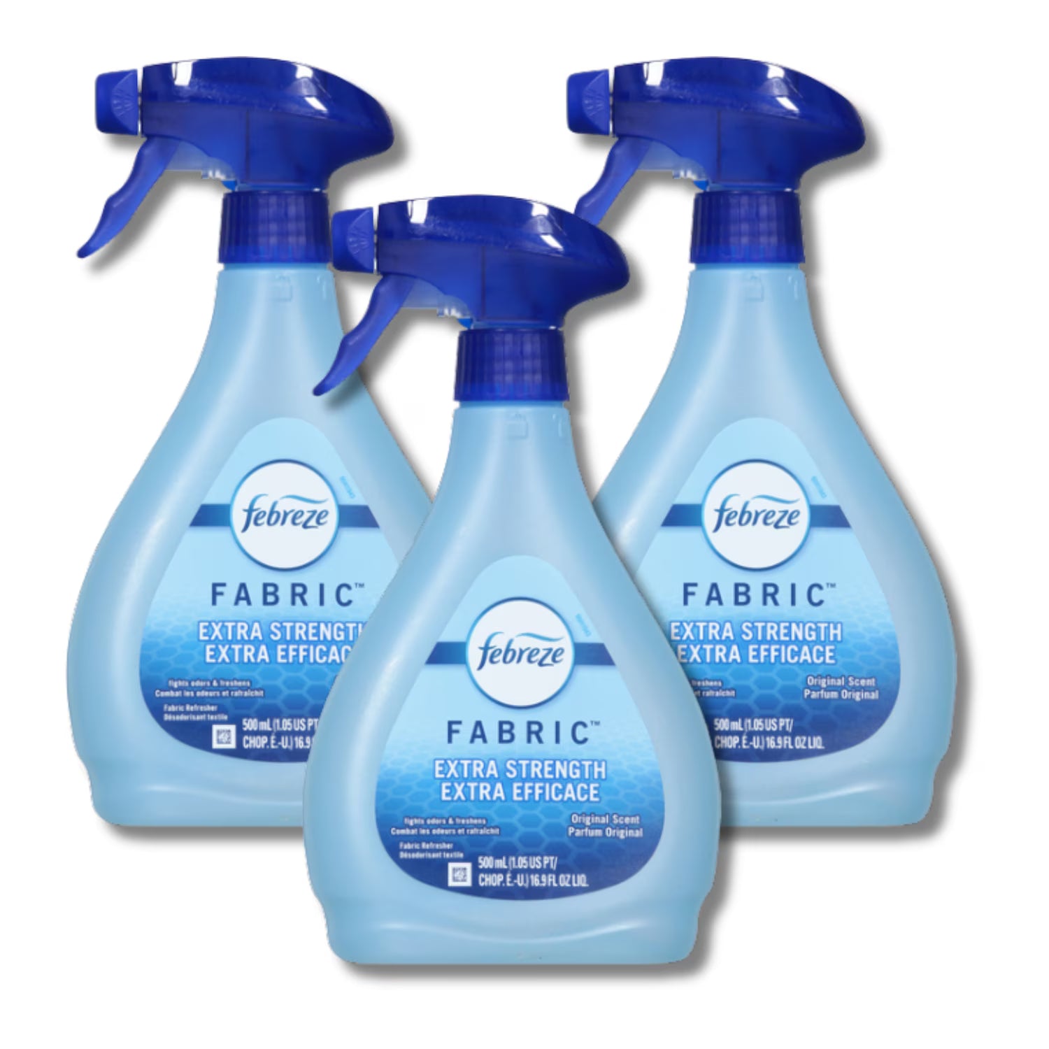 Febreze Fabric Extra Strength Original Scent Fabric Refresher 3 bottles (3 ×