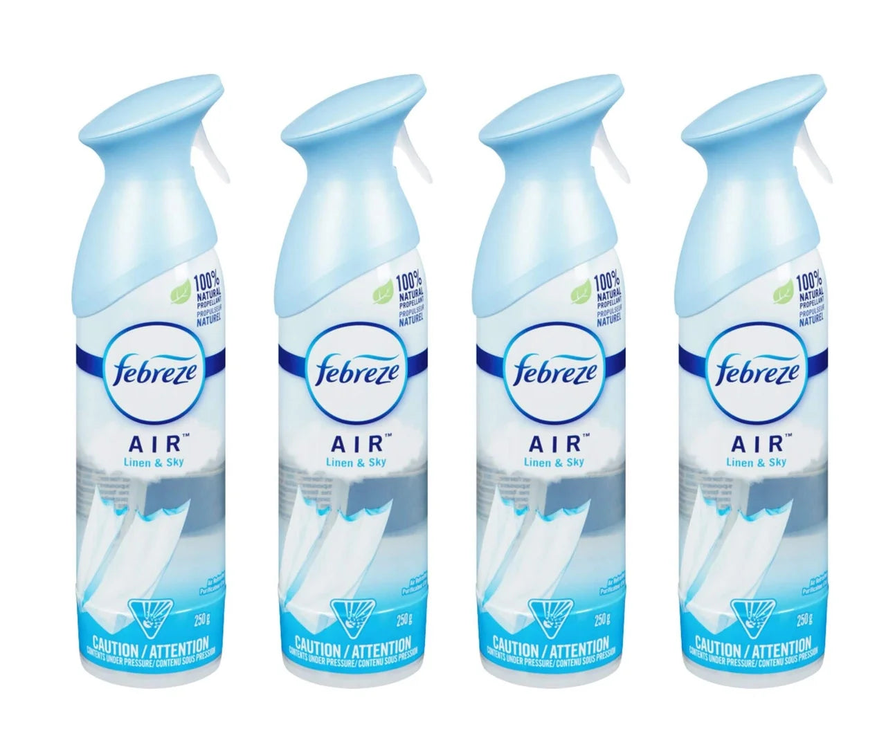 Febreze Fabric Odor-Eliminating Air Freshener - Linen & Sky, 250g (4/Case) for - View 2