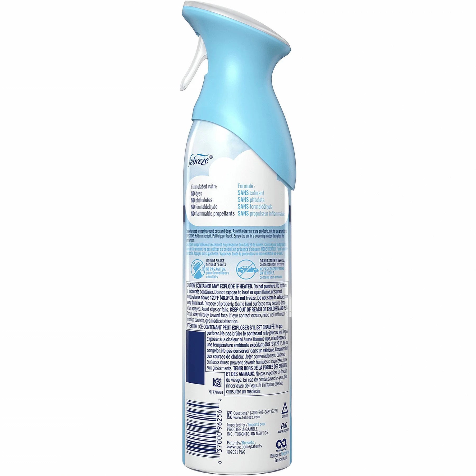 Febreze Fabric Odor-Eliminating Air Freshener - Linen & Sky, 250g (4/Case) for - View 5