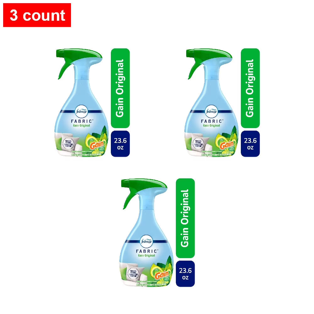 Febreze Fabric Spray Air Freshener Odor-Fighting Fabric Refresher Gain Original