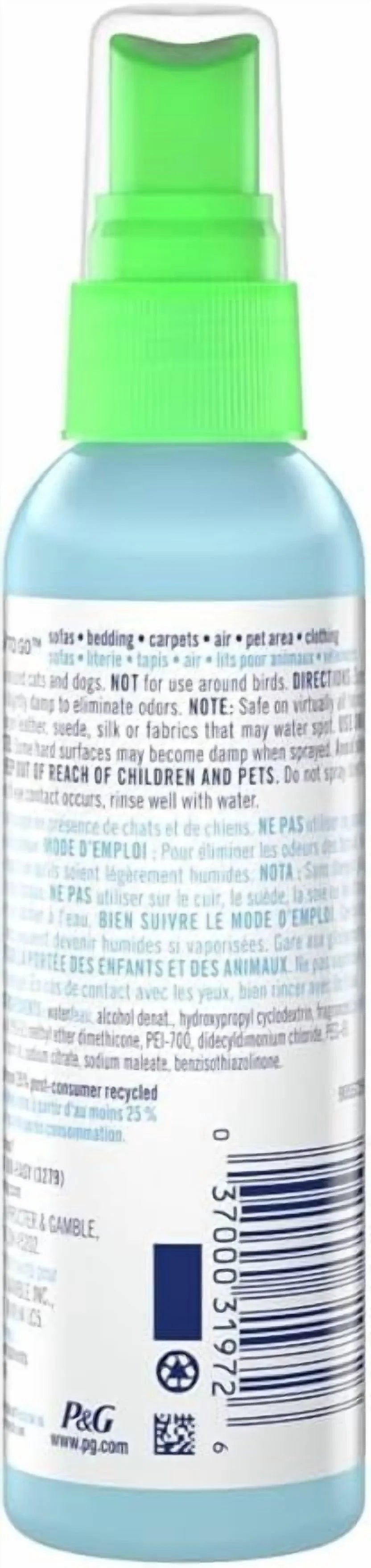 Febreze To Go Fabric Refresher 2.8 Ounce Spray, Gain Original Scent, 12 Pack - View 2