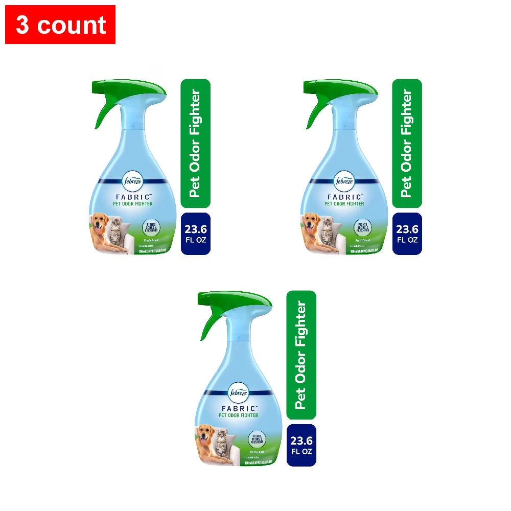 Febreze Fabric Spray Air Freshener Odor-Fighting Fabric Refresher Pet Odor