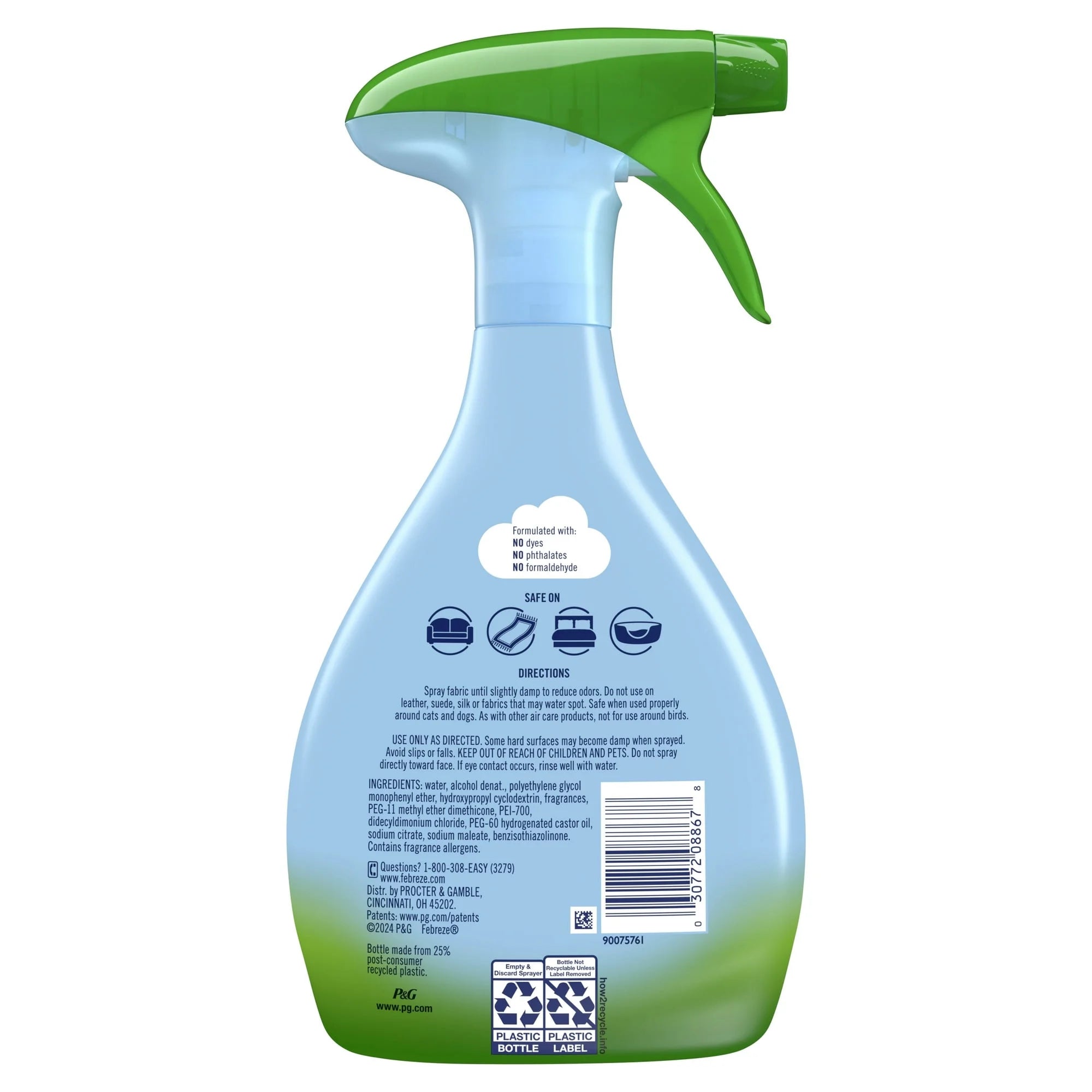 Febreze Fabric Spray Air Freshener, Odor-Fighting Fabric Refresher, Pet Odor - View 2