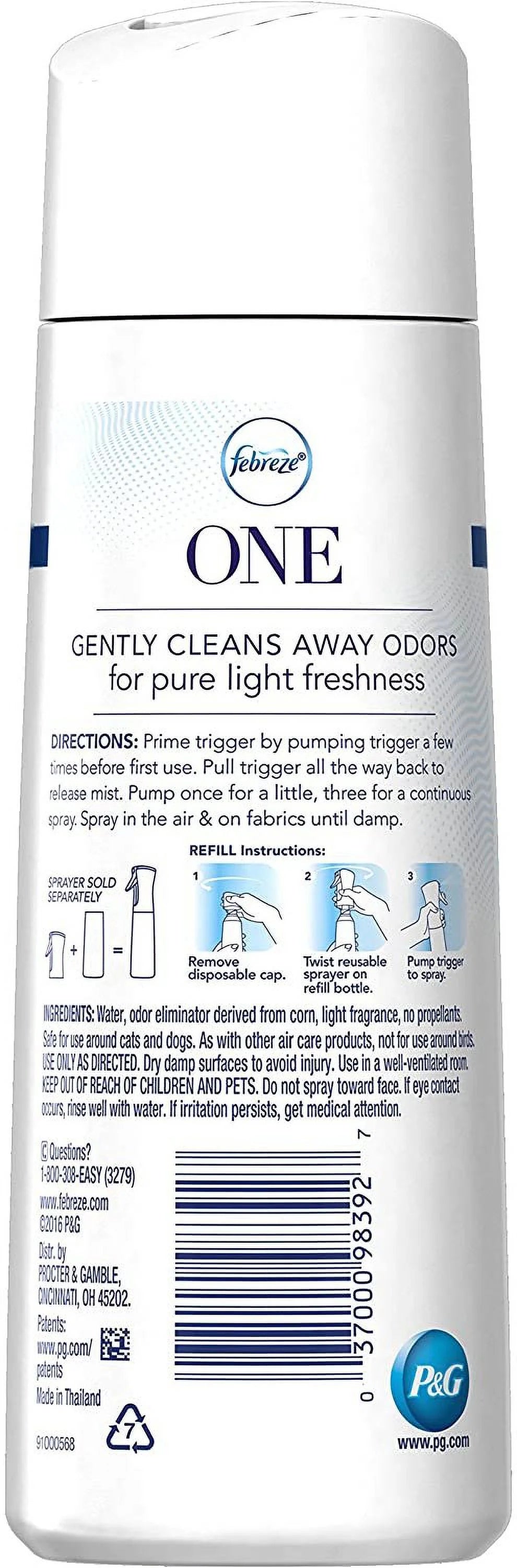 Febreze One Fabric and Air Mist Refill, Mandarin Scent, 10.1 Ounce - View 2