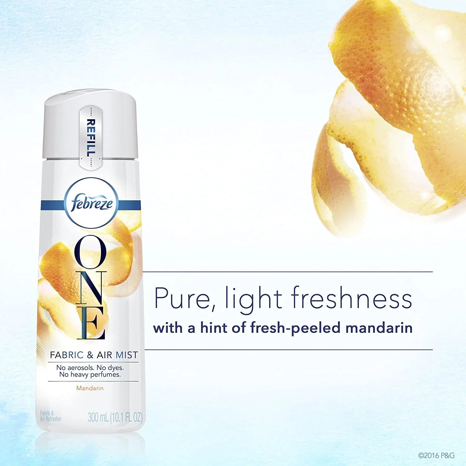 Febreze One Fabric and Air Mist Refill, Mandarin Scent, 10.1 Ounce - View 6