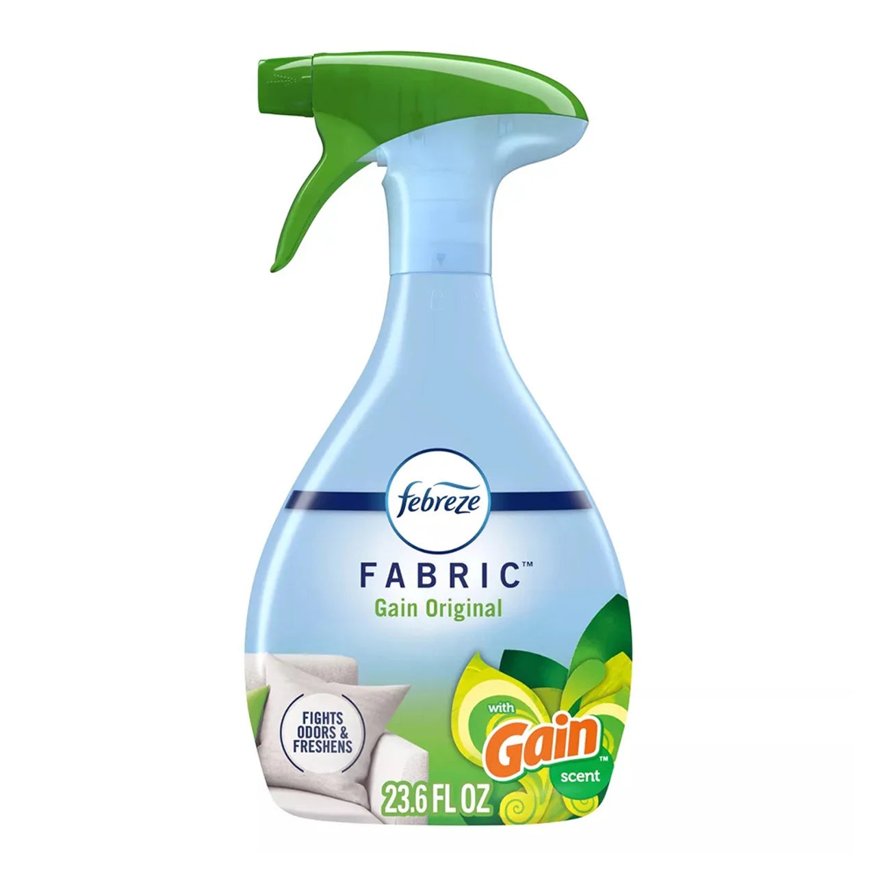 Febreze Fabric Air Freshener Gain Original, Spary Bottle, 23.6 Oz, 2 Pack - View 2