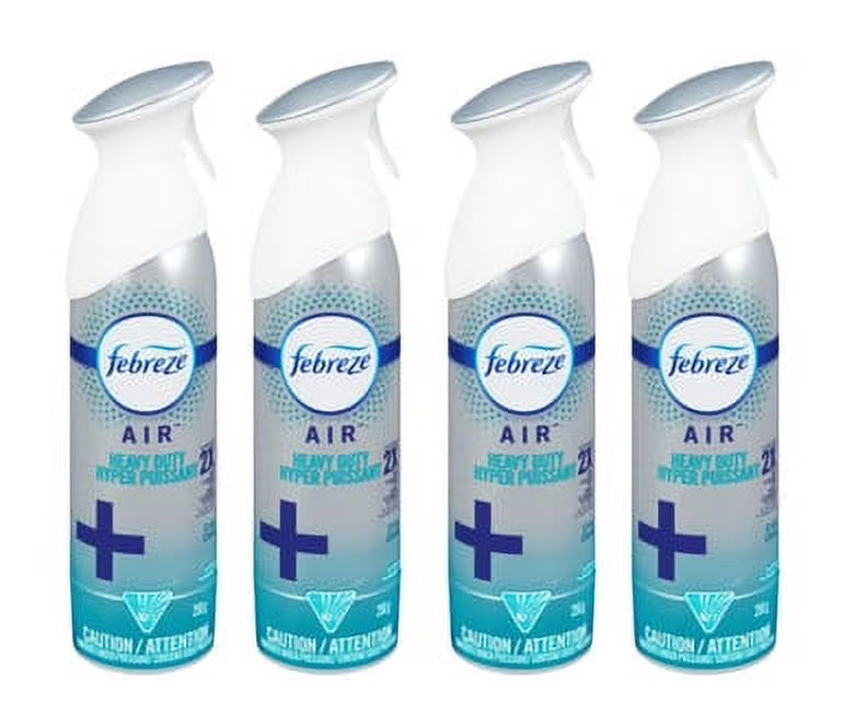 Febreze Heavy Duty Fabric Odor-Eliminating Air Freshener, 250g (4-Pack Case)