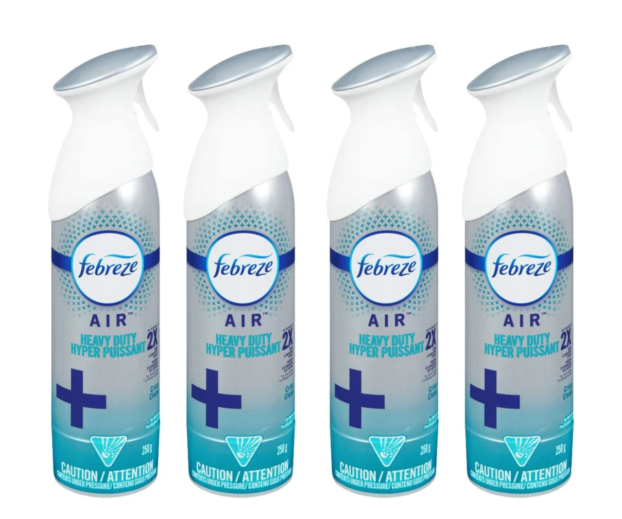 Febreze Heavy Duty Fabric Odor-Eliminating Air Freshener, 250g (4-Pack Case) - View 2