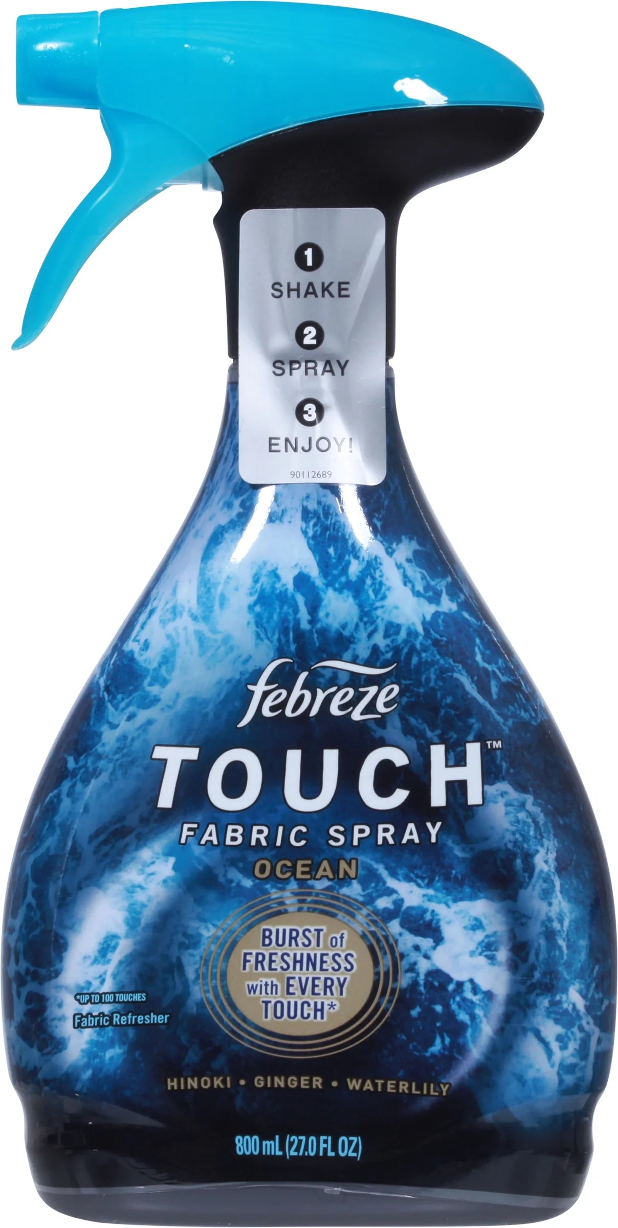 Febreze Touch Fabric Spray and Odor Fighter, 27 oz OCEAN scent Ocean, 27 - View 2