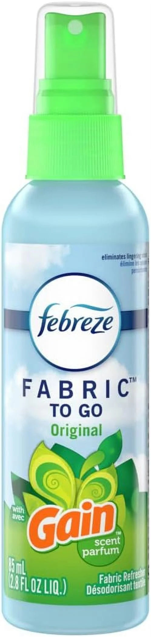 Febreze To Go Fabric Refresher 2.8 Ounce Spray, Gain Original Scent (Pack Of 2) - View 4