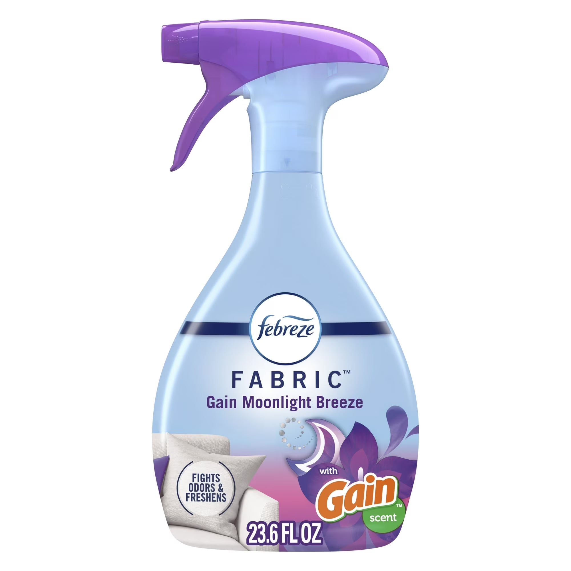 Febreze Fabric Spray Air Freshener, Odor-Fighting, Gain Moonlight Breeze, 23.6