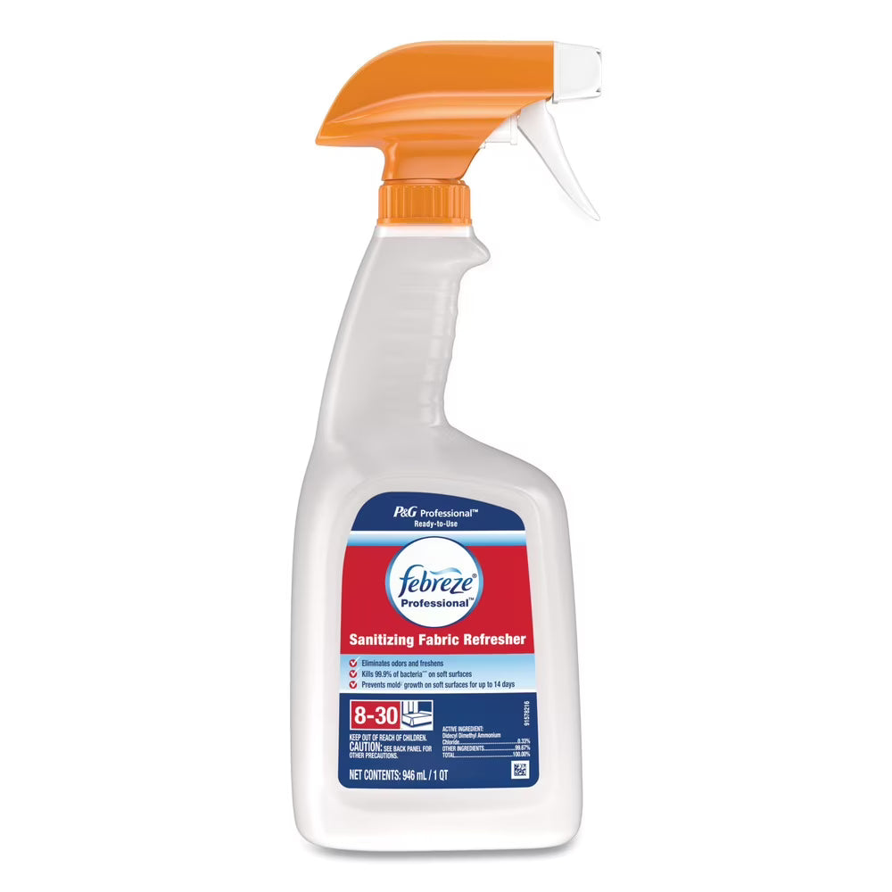 Febreze 07309 32 oz. Spray Bottle Professional Sanitizing Fabric Refresher -