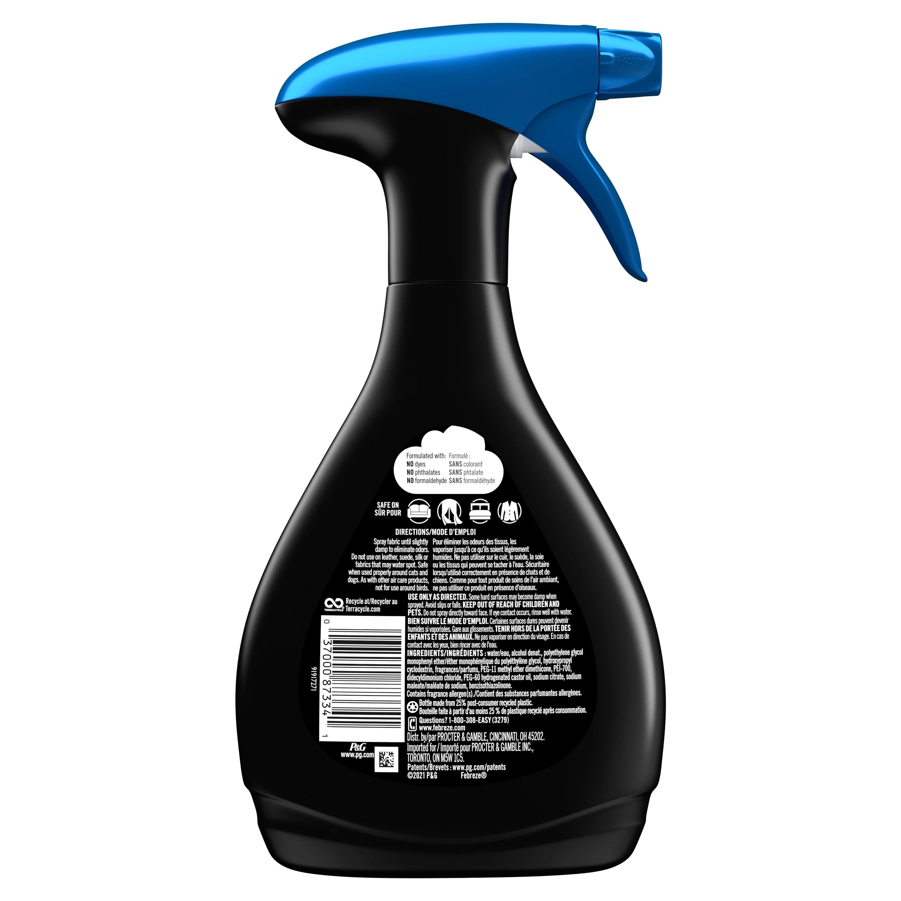 Febreze Odor-Fighting and Deodorizing Fabric Refresher Platinum Ice, 16.9 oz. - View 4