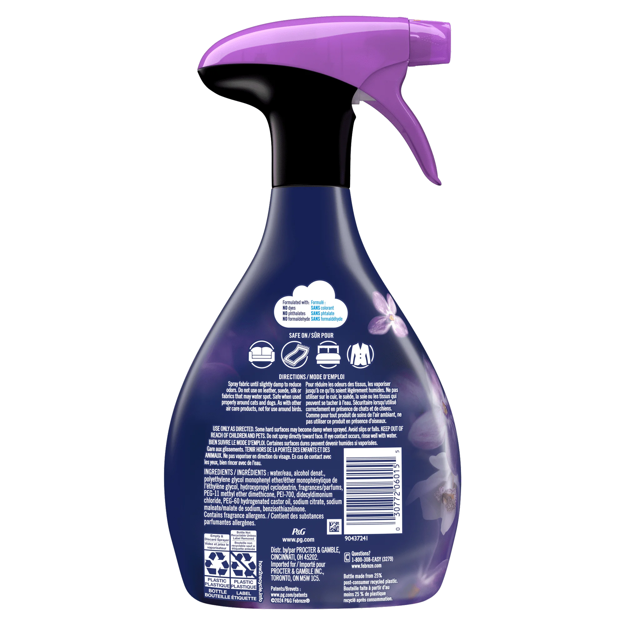 Febreze Fabric Spray Air Freshener, Odor-Fighting Fabric Refresher, Downy Calm, - View 3