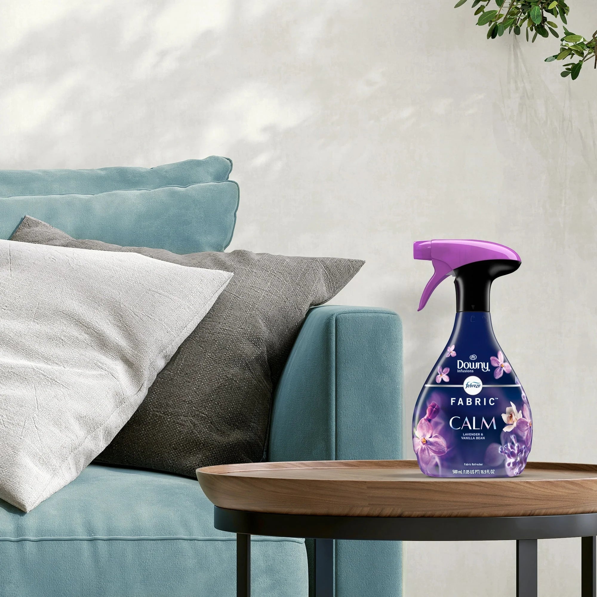 Febreze Fabric Spray Air Freshener, Odor-Fighting Fabric Refresher, Downy Calm, - View 4