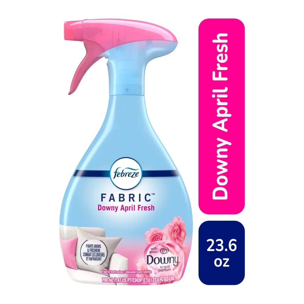 Febreze Fabric Spray Air Freshener Odor-Fighting Fabric Refresher Downy April - View 2