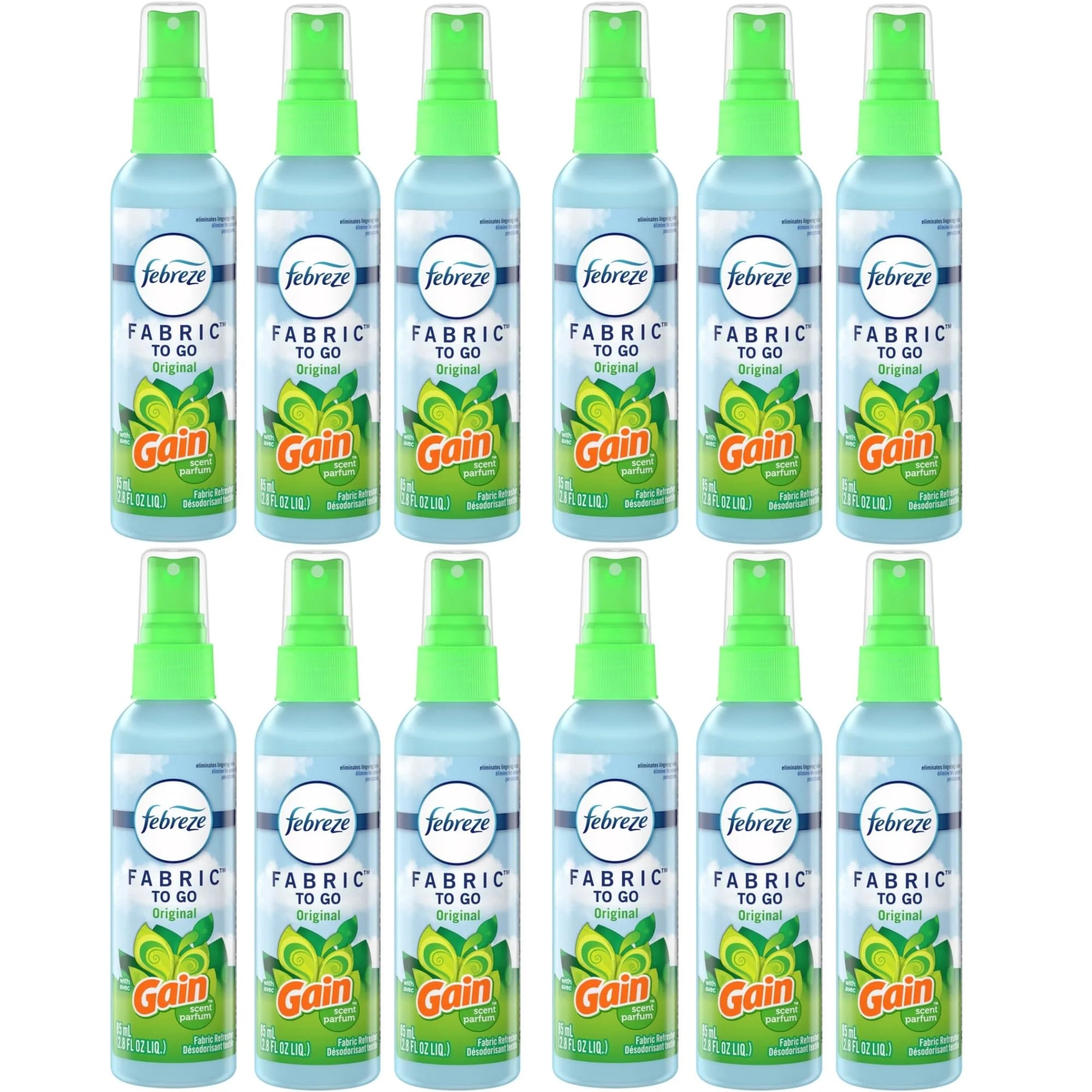 Febreze To Go Fabric Refresher 2.8 Ounce Spray, Gain Original Scent (CASE OF 12) - View 2