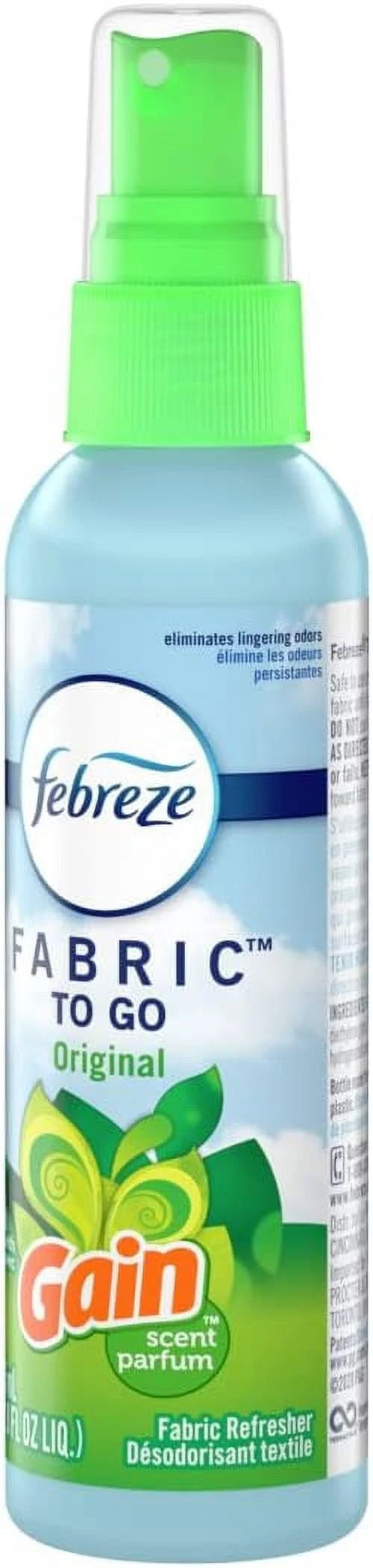 Febreze To Go Fabric Refresher 2.8 Ounce Spray, Gain Original Scent (CASE OF 12) - View 5