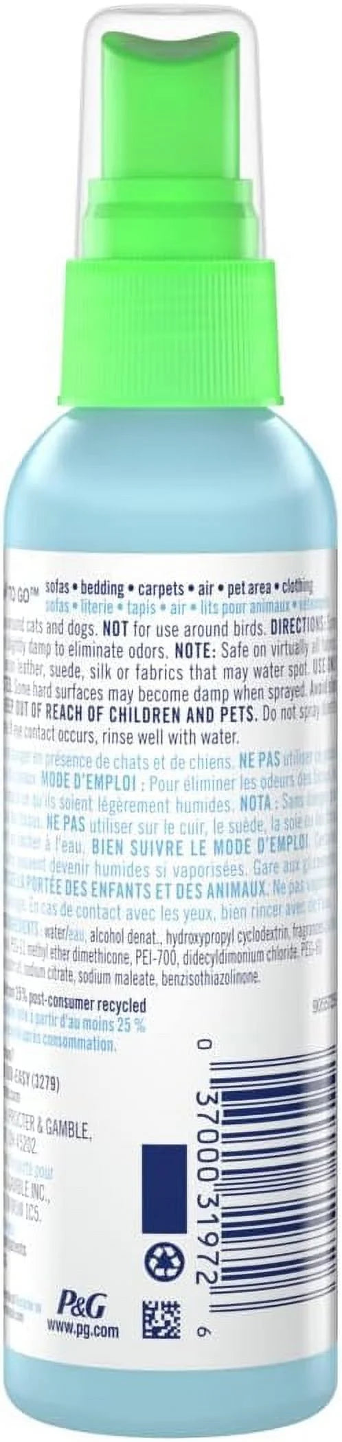 Febreze To Go Fabric Refresher 2.8 Ounce Spray, Gain Original Scent (CASE OF 12) - View 6
